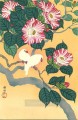 camellia and rice birds 1929 Ohara Koson Shin hanga